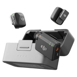 DJI Mic Mini (2 TX + 1 RX + Charging Case), Ultralight, Detail-Rich Audio