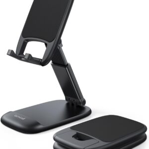 Lamicall Cell Phone Stand for Desk, Height Angle Adjustable Phone Holder