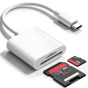 SD Card Reader for iPhone17/16/15,Support SD, Micro SD