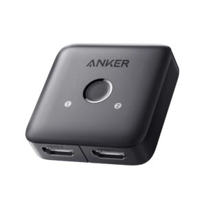 Anker HDMI Switch, 2 in 1 Out HDMI Switcher, Monitor Switch with 4K@60Hz