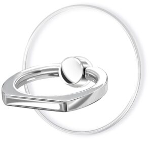 TACOMEGE Clear Cell Phone Ring Grip Holder Kickstand