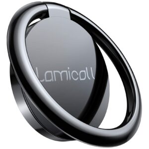 Lamicall Cell Phone Ring Holder Stand - Polished Metal Finger Grip