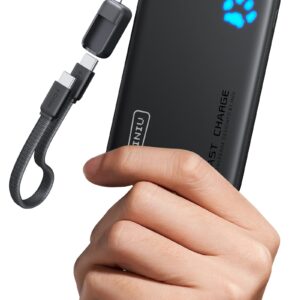 INIU 10000mAh 45W Fast Charging Portable Charger, Smaller Travel Power Bank