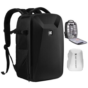 K&F CONCEPT Camera Backpack,Hardshell Photography DSLR Camera Bag